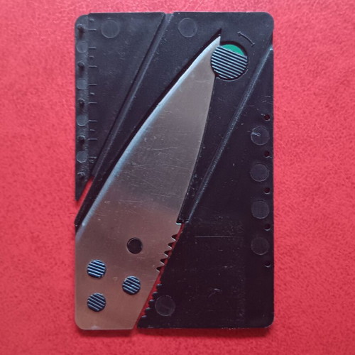 Cardsharp card cutter used, credit card size