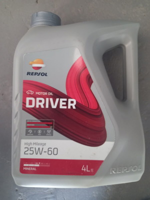 Repsol 25w60 motor oil 4L new