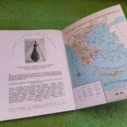 La Crète, Knossos - Phaistos book used, trilingual edition