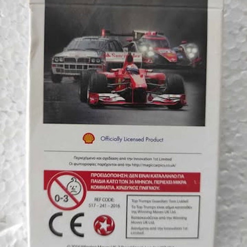 Top Trumps 30 Racing Cars Shell like new