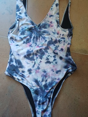 Good Times Tie-Dye One-Piece Swimsuit Size L/XL Like New
