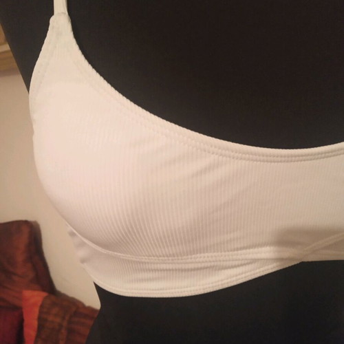 White bikini swimsuit used, size small