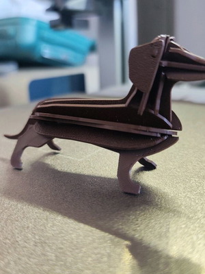 3D Puzzle Dachshund new decorative three-dimensional puzzle