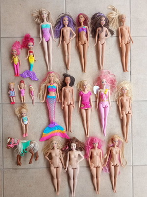 Barbie συλλογή με 20 κούκλες και 1 άλογο