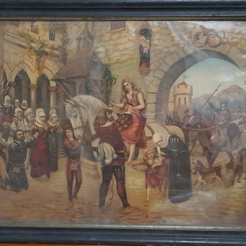 Poster with Return Theme used, medieval view