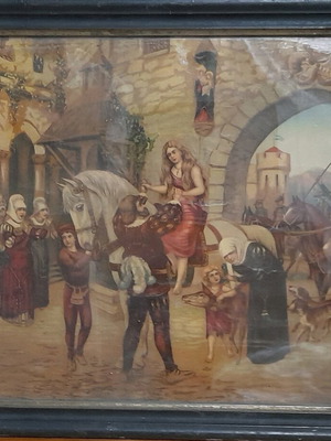 Poster with Return Theme used, medieval view
