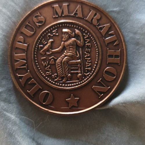 Olympus Marathon Finisher Medal like new