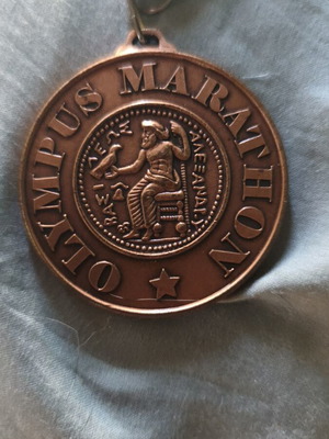Olympus Marathon Finisher Medal like new