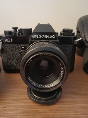 Revueflex AC-1 (Chinon Memotron) αναλογική φωτογραφική μηχανή με φακό Revuenon Special 35mm f2.8 μεταχειρισμένη