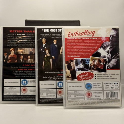 Mad Men DVD used, English, action adventure