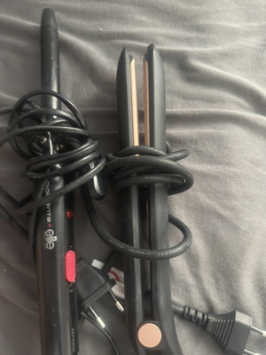 Curling iron and hair straightener like new