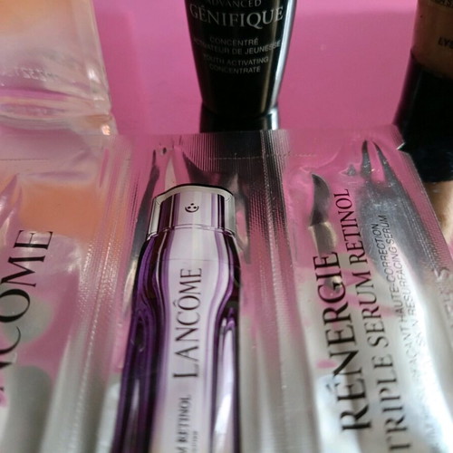 Lancôme travel set with perfume and skincare new