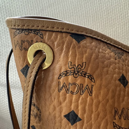 MCM shopper shoulder bag, brown