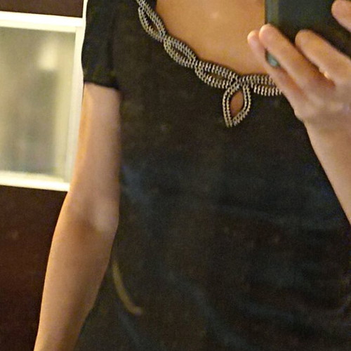 Dress like new, size 44, elastic fit