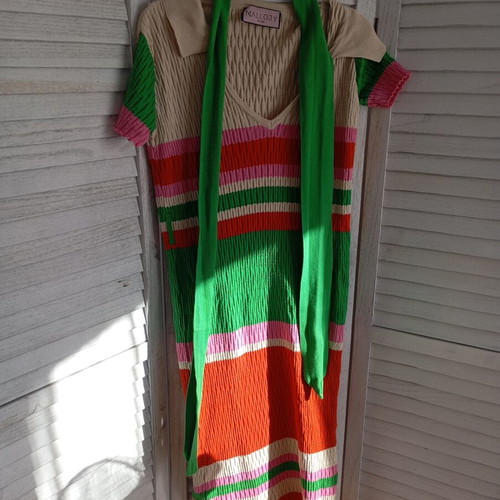 Mallory The Label 100% cotton dress, colorful, size M-L