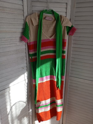 Mallory The Label 100% cotton dress, colorful, size M-L