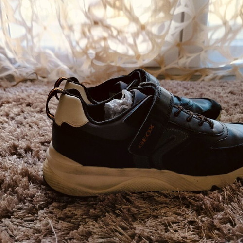 Geox boys' shoes size 36 black like new