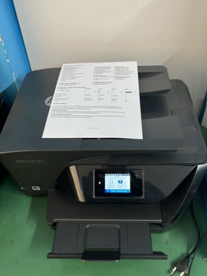 Hp Officejet Pro 6970 εκτυπωτής μεταχειρισμένος, μόνο μαύρο, WiFi, αυτόματη διπλή όψη