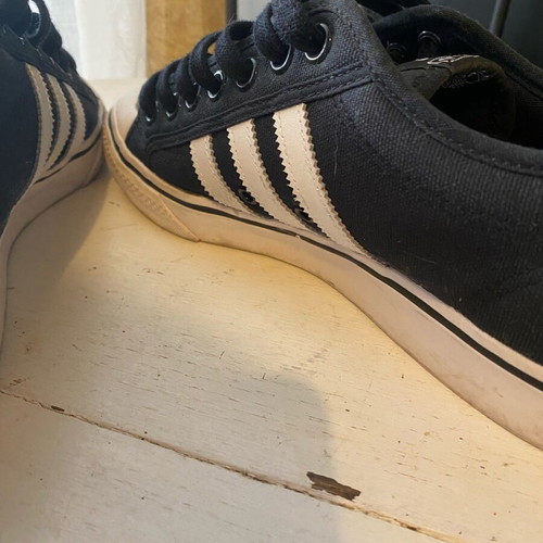 Adidas Nizza men's sneakers like new, black and white