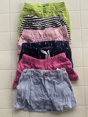 Benetton baby shorts pack, 6-9 months