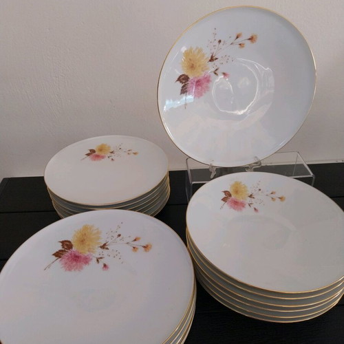 Heinrich Bavaria vintage set of 18 serving plates