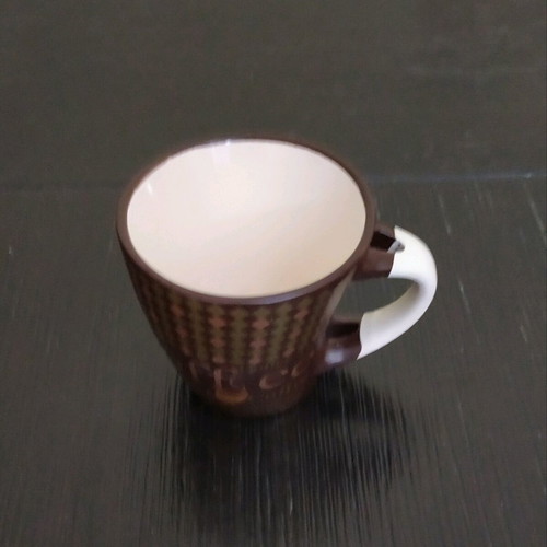 Porcelain mug like new, height 8 cm, diameter 9/5 cm