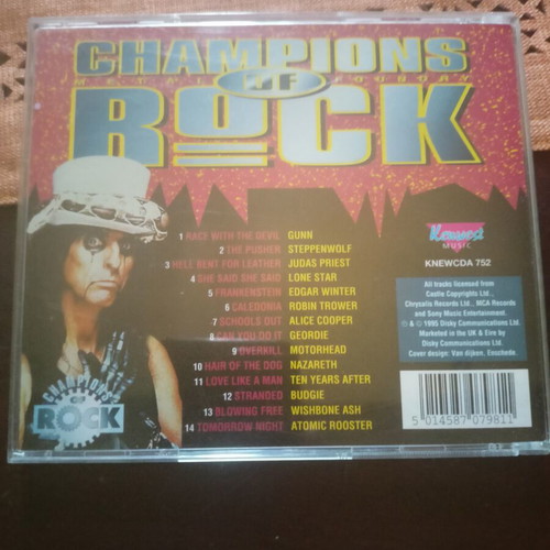 Champions of Rock CD like new, hard rock and heavy metal
