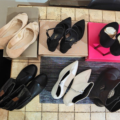 Voi & Noi heels and ankle boots used, pack of 6 pairs