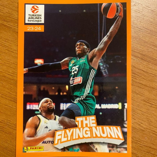 The Flying Nunn Euroleague 2024-25 Panini sticker like new
