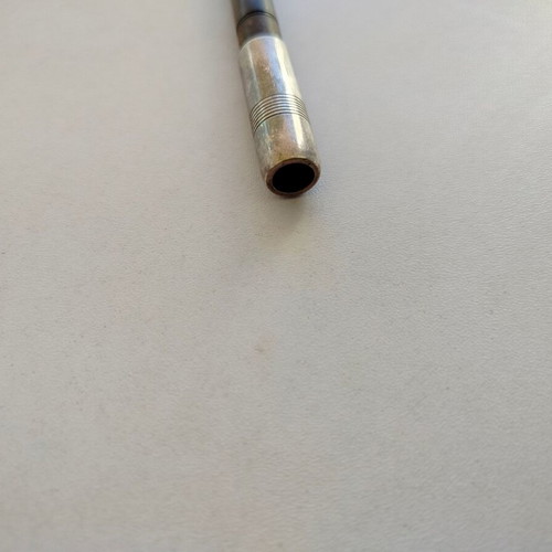 Silver pipe used with number 933, length 12cm