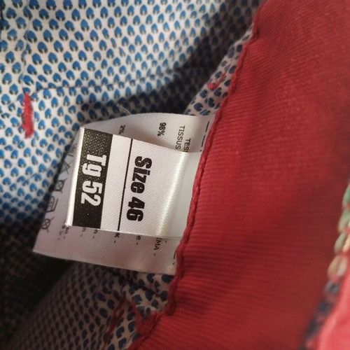 BertoLucci Pants No46 Large Red like new, summer