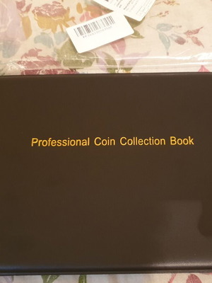 Professional Coin Collection Book, 240 slots