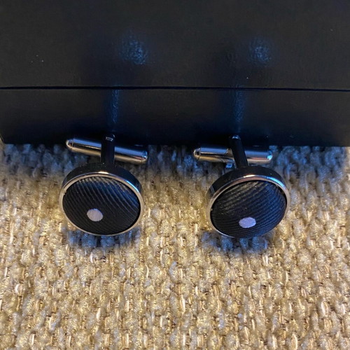 Cufflinks like new, black