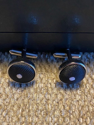 Cufflinks like new, black