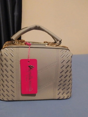 Handbag new, gray