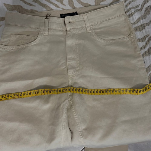 Henry Cottons pants new, beige, linen and cotton blend, size 33