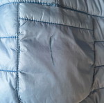 Blue down jacket Medium used