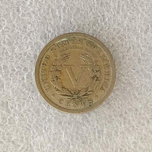 USA 5 Cents Coin 1912 used Liberty Head Nickel