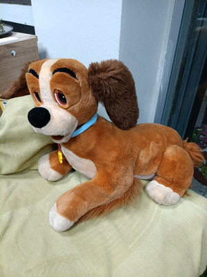 Vintage Disney Lady plush toy like new, large size