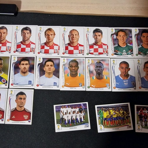Panini FIFA World Cup 2014 Brazil stickers like new, set of 33