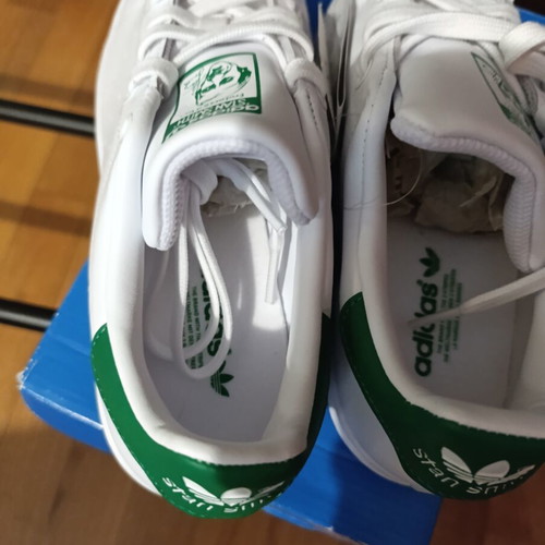 Adidas Stan Smith sneakers new, white and green, size 37.5