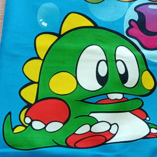 Bubble Bobble pillowcase new polyester with zipper