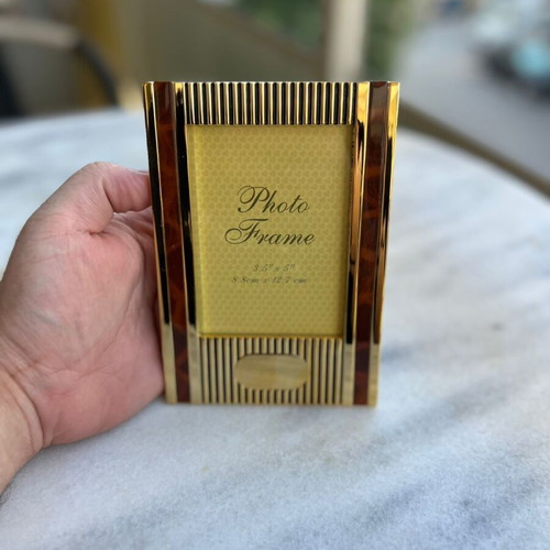 Vintage Faux Tortoiseshell Art Deco Style Photo Frame new