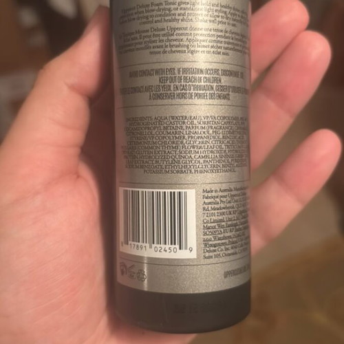 Uppercut Foam Tonic hair styling foam new