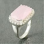  925 ασημενιο δαχτυλιδι με pink tourmaline .^12