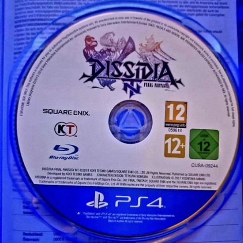Dissidia Final Fantasy NT για PlayStation 4 σαν καινούργιο με γερμανικό εξώφυλλο και πλήρες αγγλικό μενού