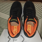 Kappa Logo Boldy Kid sneakers new, black with yellow details