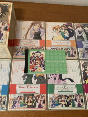 Sister Princess DVD collector's box set with complete series and postcard book like new
