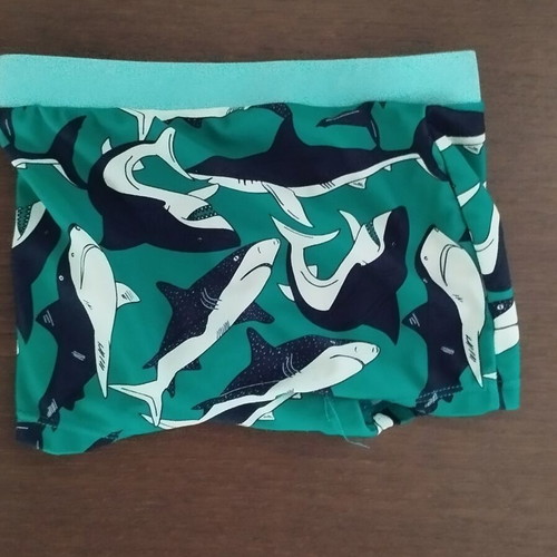 Βρεφικό μαγιό Shark print DPAM 18 μηνών με προστασία UV καινούργιο