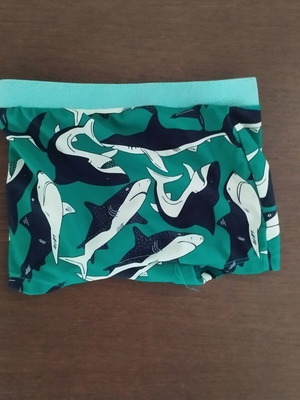 Βρεφικό μαγιό Shark print DPAM 18 μηνών με προστασία UV καινούργιο